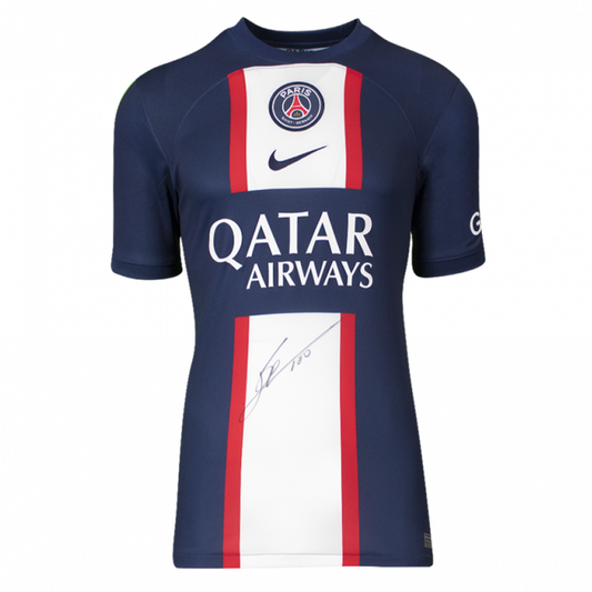 Lionel Messi Official Front Signed Paris Saint-Germain 2022-23 Home Shirt